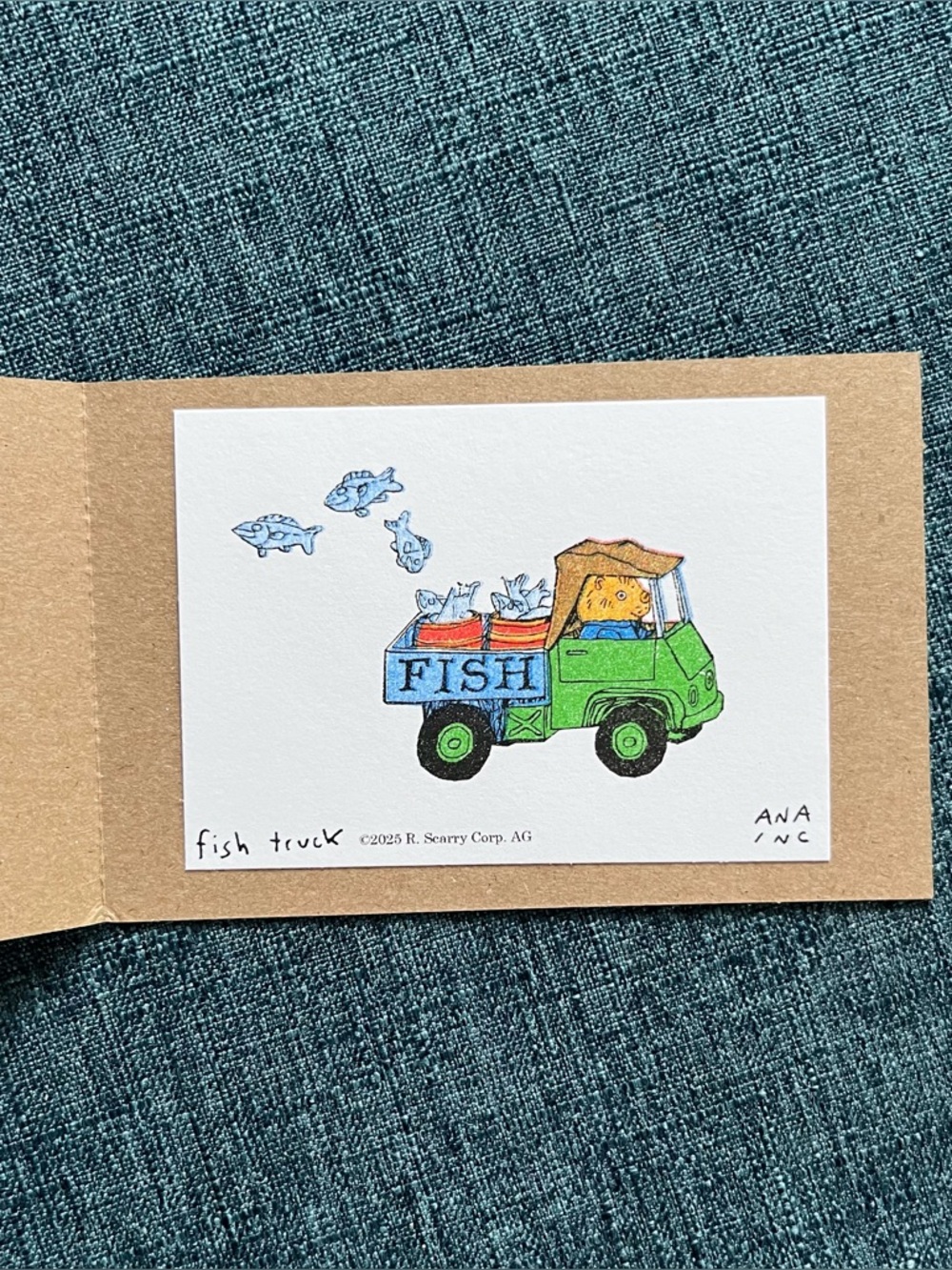 Ana Inciardi Richard Scarry Mini Print